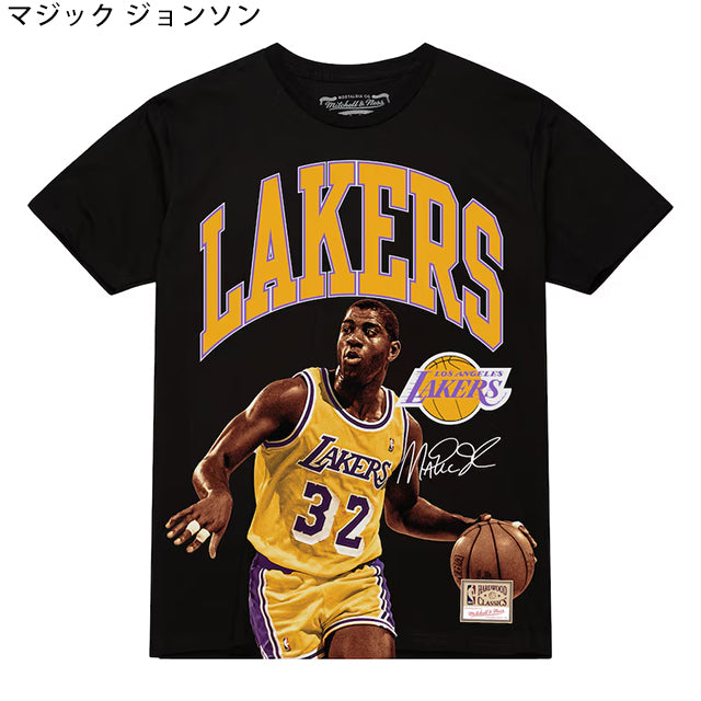 海外取寄 ミッチェルネス NBA Tシャツ HARDWOOD CLASSIC PLAYER ARCH T