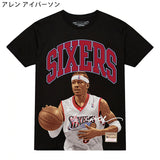 海外取寄 ミッチェルネス NBA Tシャツ HARDWOOD CLASSIC PLAYER ARCH T-SHIRT BLACK