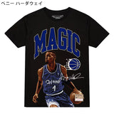 海外取寄 ミッチェルネス NBA Tシャツ HARDWOOD CLASSIC PLAYER ARCH T-SHIRT BLACK