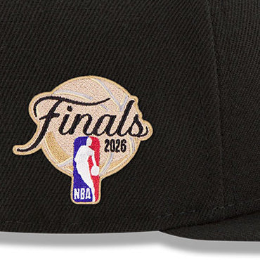 ニューエラ キャップ 59FIFTY サンアントニオ スパーズ 2026 NBA FINALS SIDE PATCH FITTED CAP BLACK