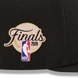 ニューエラ キャップ 59FIFTY サンアントニオ スパーズ 2026 NBA FINALS SIDE PATCH FITTED CAP BLACK