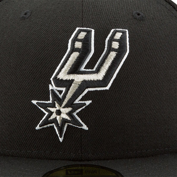 ニューエラ キャップ 59FIFTY サンアントニオ スパーズ 2026 NBA FINALS SIDE PATCH FITTED CAP BLACK