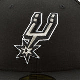 ニューエラ キャップ 59FIFTY サンアントニオ スパーズ 2026 NBA FINALS SIDE PATCH FITTED CAP BLACK