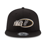 海外取寄 ニューエラ キャップ 9FIFTY サンアントニオ スパーズ 2026 NBA FINALS SNAPBACK BLACK