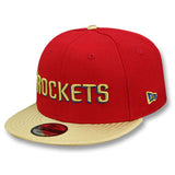 ニューエラ キャップ 9FIFTY ヒューストン ロケッツ SWINGMAN SNAPBACK RED-GOLD HOUSTON ROCKETS