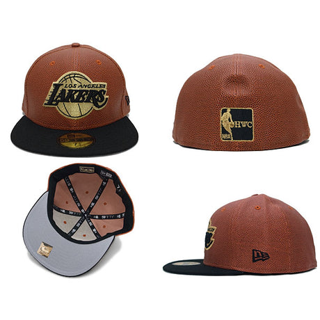 DEADSTOCK ニューエラ キャップ 59FIFTY ロサンゼルス レイカーズ BASKET-BALLIN FITTED CAP