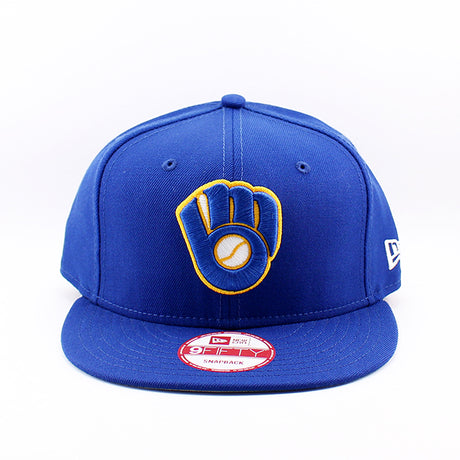 ニューエラ 9FIFTY スナップバック ミルウォーキー ブルワーズ REPLICA ALTERNATE SNAPBACK CAP ROYAL BLUE
