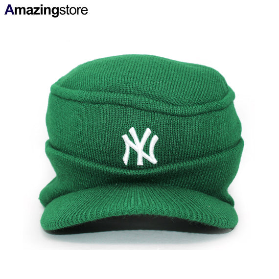 ニューエラ ニットキャップ ビーニー ニューヨーク ヤンキース MLB MINI-BRIM RILEY KNIT BEANIE CAP GREEN