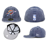 ニューエラ キャップ LP59FIFTY オクラホマシティ サンダー NBA LC LOW CROWN FADED FITTED CAP NAVY