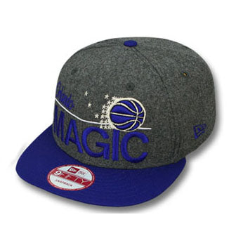 ニューエラ 9FIFTY オーランド マジック スナップバック FLANNEL SNAPBACK GREY-ROYAL BLUE