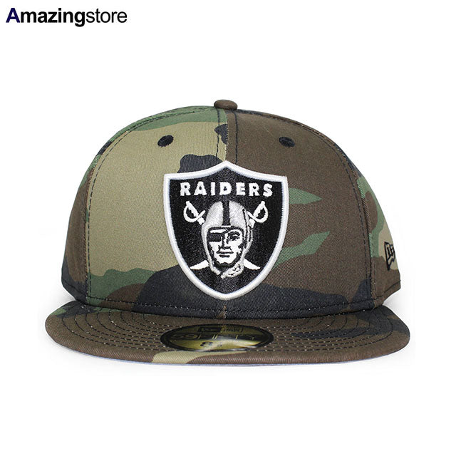 ニューエラ キャップ 59FIFTY ラスベガス レイダース NFL TEAM-BASIC ARMY CAMO