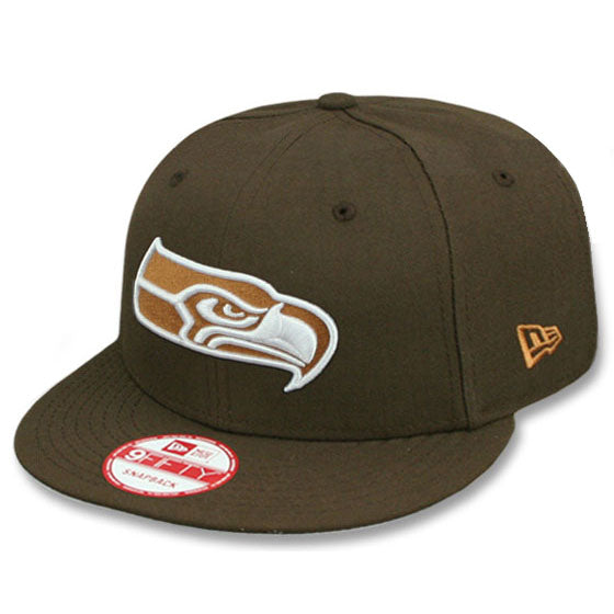 ニューエラ 9FIFTY シアトル シーホークス NFL TEAM-BASIC SNAPBACK CAP BROWN-WHEAT