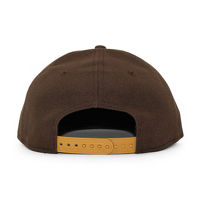 ニューエラ 9FIFTY シカゴ カブス MLB TEAM-BASIC SNAPBACK CAP BROWN-WHEAT