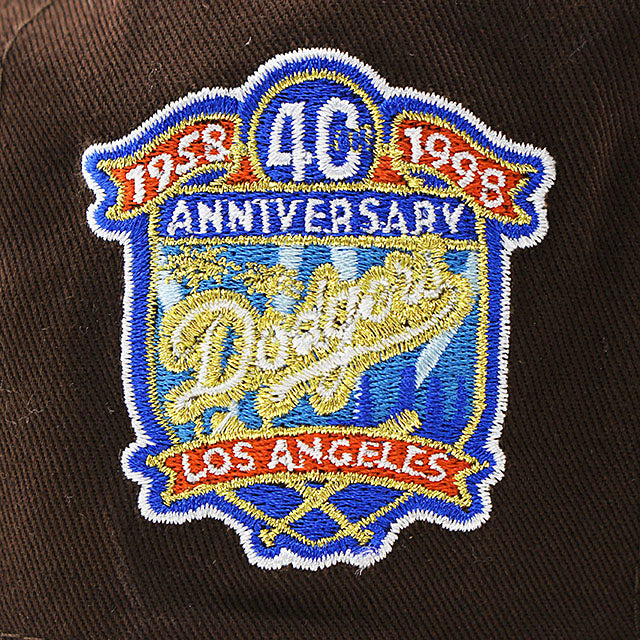 ニューエラ キャップ 19TWENTY ロサンゼルス ドジャース MLB 40TH SNAPBACK CAP BROWN