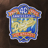 ニューエラ キャップ 19TWENTY ロサンゼルス ドジャース MLB 40TH SNAPBACK CAP BROWN