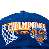 53年振りNBAファイナル優勝 海外取寄 ニューエラ キャップ 19TWENTY ニューヨーク ニックス 2026 NBA CHAMPIONS STRAPBACK CAP ROYAL BLUE