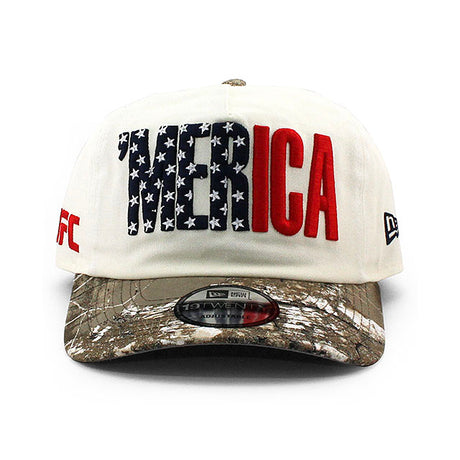 ニューエラ キャップ 19TWENTY UFC MERICA SNAPBACK CAP CREAM