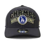 ニューエラ キャップ 39THIRTY ロサンゼルス ドジャース 2020 WORLD SERIES CHAMPIONS LOCKER ROOM FLEX FIT CAP GRAPHITE