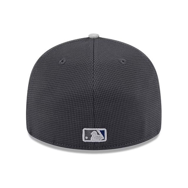 ニューエラ キャップ 海外取寄 LP59FIFTY ロサンゼルス ドジャース 2025 MLB BATTING PRACTICE BP FITTED CAP GREY-ROYAL BLUE