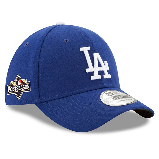 海外取寄 2025 ポストシーズンモデル ニューエラ キャップ 39THIRTY ロサンゼルス ドジャース MLB POSTSEASON FLEX FIT CAP ROYAL