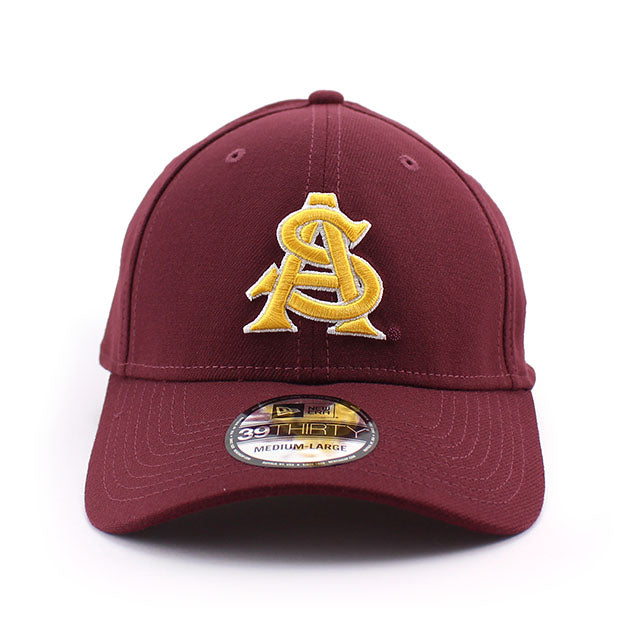 ニューエラ キャップ 39THIRTY アリゾナステイト サンデビルズ NCAA TEAM CLASSIC FLEX FIT CAP MAROON