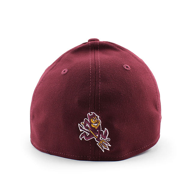 ニューエラ キャップ 39THIRTY アリゾナステイト サンデビルズ NCAA TEAM CLASSIC FLEX FIT CAP MAROON