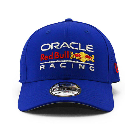ニューエラ キャップ 39THIRTY オラクル レッドブル レーシング PERFORATED STRETCH FIT CAP BLUE