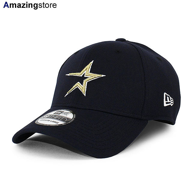 ニューエラ キャップ 39THIRTY ヒューストン アストロズ MLB COOPERSTOWN TEAM CLASSIC FLEX FIT CAP NAVY GOLD