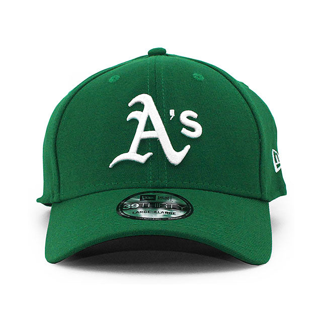 ニューエラ キャップ 39THIRTY オークランド アスレチックス MLB TEAM CLASSIC FLEX FIT CAP GREEN