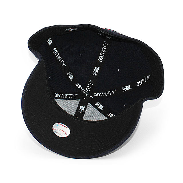 ニューエラ キャップ 39THIRTY アトランタ ブレーブス MLB TEAM CLASSIC FLEX FIT CAP NAVY