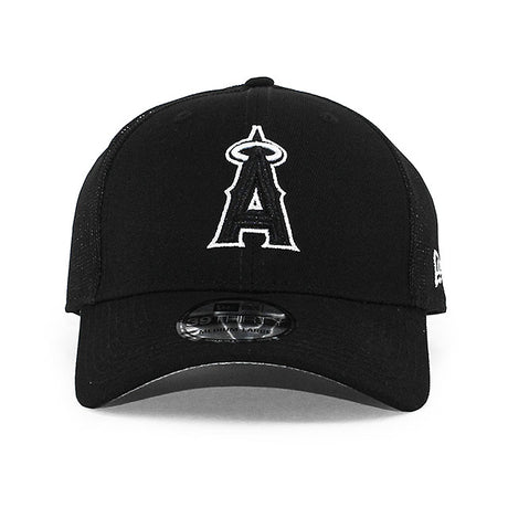 ニューエラ キャップ 39THIRTY ロサンゼルス エンゼルス MLB BATTING PRACTICE TRUCKER BP FLEX FIT CAP BLACK NEW ERA LOS ANGELES ANGELS