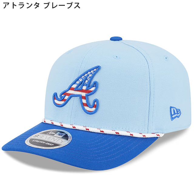 海外取寄 ニューエラ キャップ 9SEVENTY 2025 MLB FORTH OF JULY SNAPBACK CAP LIGHT BLUE NEW ERA