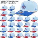海外取寄 ニューエラ キャップ 9SEVENTY 2025 MLB FORTH OF JULY SNAPBACK CAP LIGHT BLUE NEW ERA