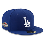 海外取寄 2025 ポストシーズンモデル ニューエラ キャップ 59FIFTY ロサンゼルス ドジャース MLB POSTSEASON AUTHENTIC COLLECTION FITTED CAP ROYAL