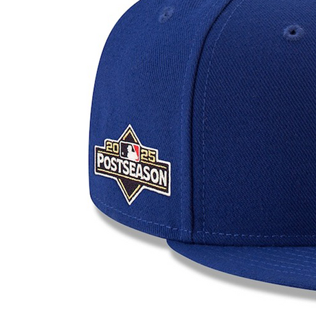 海外取寄 2025 ポストシーズンモデル ニューエラ キャップ 59FIFTY ロサンゼルス ドジャース MLB POSTSEASON AUTHENTIC COLLECTION FITTED CAP ROYAL