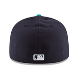 海外取寄 2025 ポストシーズンモデル ニューエラ キャップ 59FIFTY シアトル マリナーズ MLB POSTSEASON AUTHENTIC COLLECTION FITTED CAP NAVY TEAL