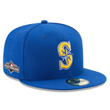 海外取寄 2025 ポストシーズンモデル ニューエラ キャップ 59FIFTY シアトル マリナーズ MLB POSTSEASON AUTHENTIC COLLECTION FITTED CAP BLUE
