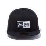 ニューエラ キャップ 59FIFTY BOX LOGO FITTED CAP BLACK-WHITE