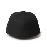 ニューエラ キャップ 59FIFTY LINEAR LOGO FITTED CAP BLACK-WHITE