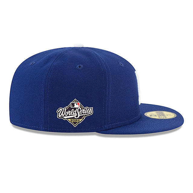 2025 ワールドシリーズモデル 海外取寄 ニューエラ キャップ 59FIFTY ロサンゼルス ドジャース MLB WORLD SERIES AUTHENTIC COLLECTION FITTED CAP ROYAL