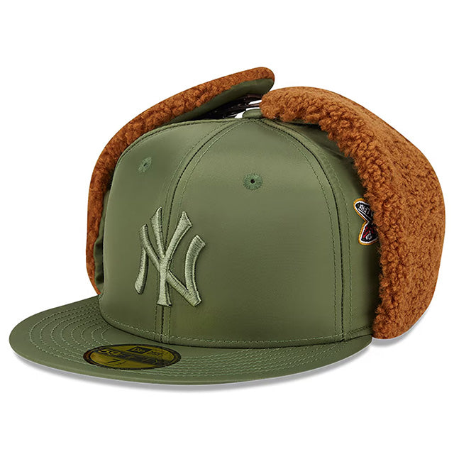 海外取寄 ニューエラ キャップ 59FIFTY ニューヨーク ヤンキース ALPHA INDUSTRIES DOGEAR FITTED CAP OLIVE