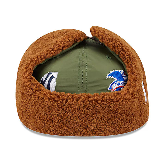 海外取寄 ニューエラ キャップ 59FIFTY ニューヨーク ヤンキース ALPHA INDUSTRIES DOGEAR FITTED CAP OLIVE