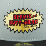 ニューエラ キャップ 59FIFTY ビーバス アンド バットヘッド COUCH FITTED CAP GREY-BLACK