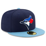 ニューエラ キャップ 海外取寄 59FIFTY トロント ブルージェイズMLB ON-FIELD AUTHENTIC ALTERNATE-4 FITTED CAP NAVY LIGHT BLUE