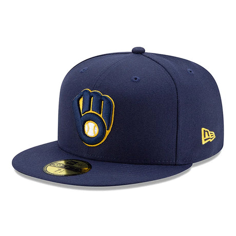 ニューエラ キャップ 59FIFTY ミルウォーキー ブルワーズ MLB ON-FIELD AUTHENTIC HOME FITTED CAP NAVY