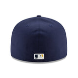 ニューエラ キャップ 59FIFTY ミルウォーキー ブルワーズ MLB ON-FIELD AUTHENTIC HOME FITTED CAP NAVY