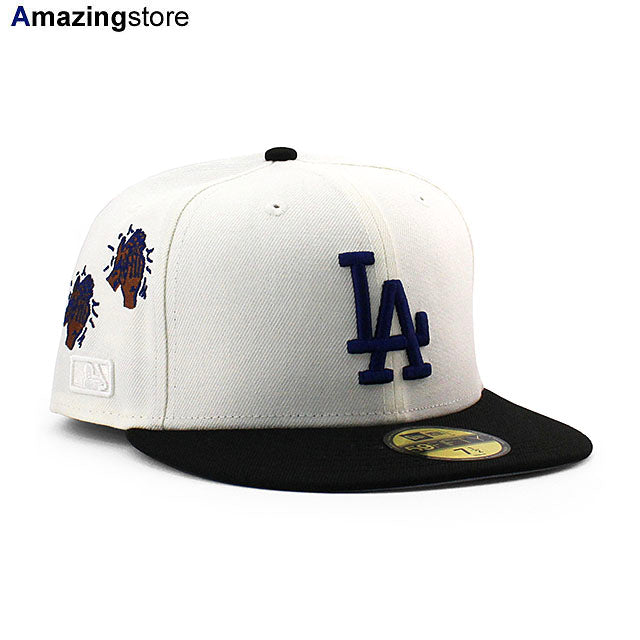 BRICKS & WOODコラボ ニューエラ キャップ 59FIFTY ロサンゼルス ドジャース MLB FITTED CAP CREAM