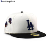BRICKS & WOODコラボ ニューエラ キャップ 59FIFTY ロサンゼルス ドジャース MLB FITTED CAP CREAM