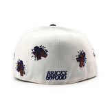 BRICKS & WOODコラボ ニューエラ キャップ 59FIFTY ロサンゼルス ドジャース MLB FITTED CAP CREAM