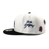 BRICKS & WOODコラボ ニューエラ キャップ 59FIFTY ロサンゼルス ドジャース MLB FITTED CAP CREAM